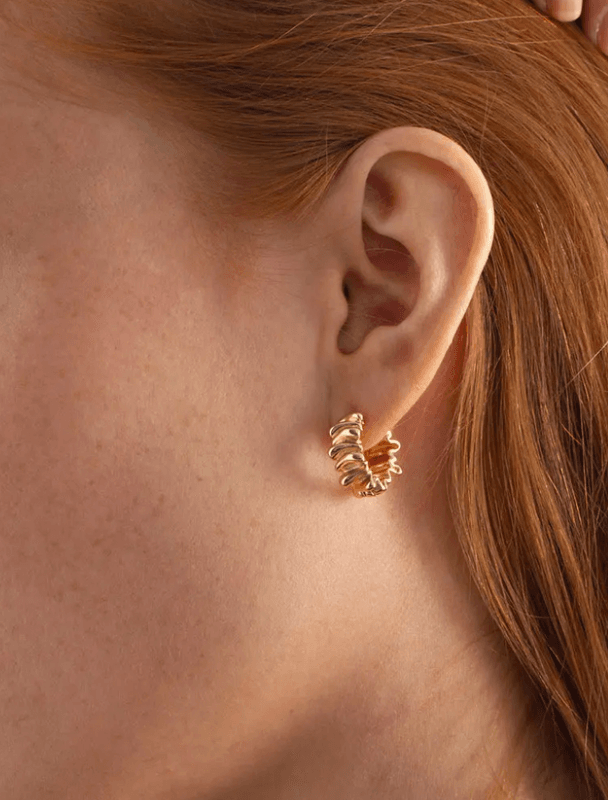 Wild - Chunky Texture Hoop Earrings