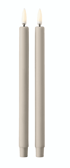 Hovedbilde Stoff Nagel Led kertelys - Sand