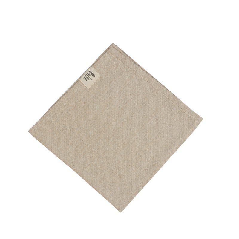 Vide tøyservietter 4pk Sand