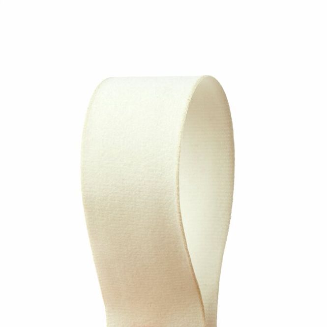 Hovedbilde Fløyelsbånd Krem 25mm*7m