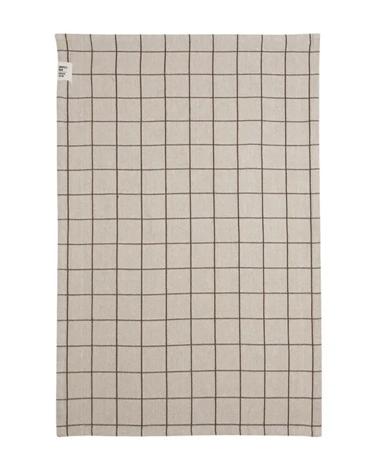 Hovedbilde Kjøkkenhåndkle Axel Offwhite/sort 50*70cm