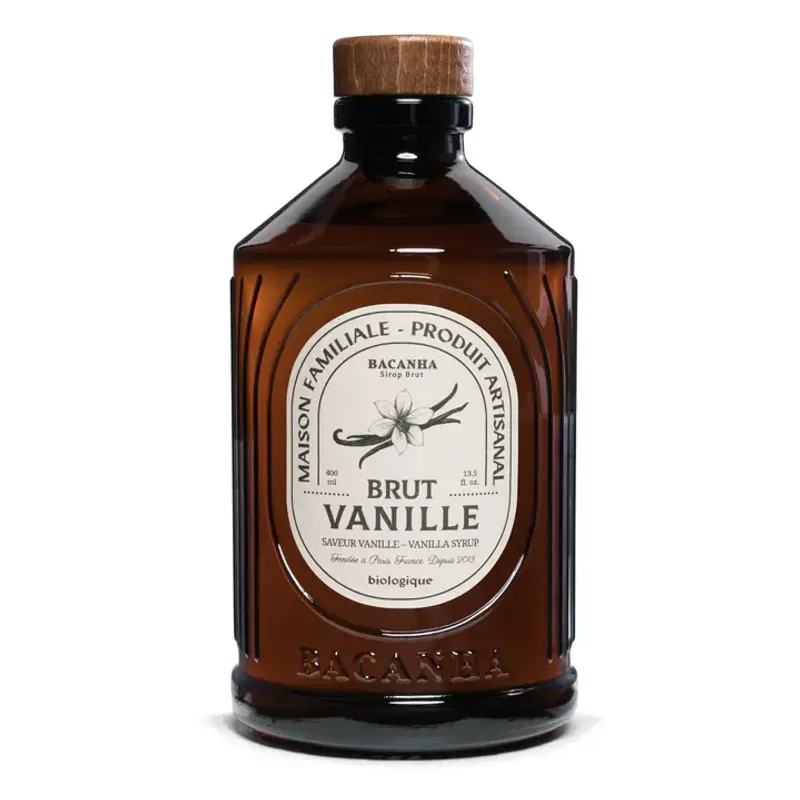 Raw Vanilla Syrup - Organic - 400ml 
