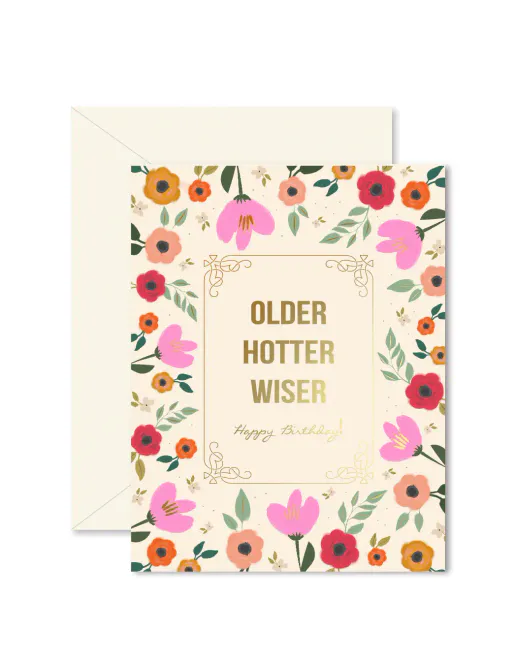 Hovedbilde Greeting card - Older Wiser Hotter