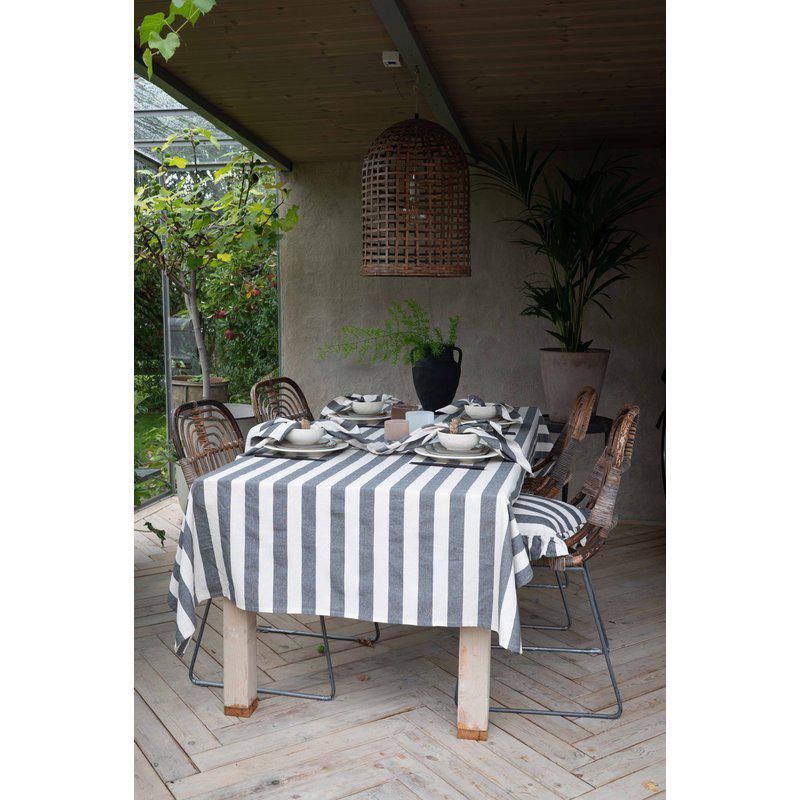 Amalie Duk 140*300cm Sort