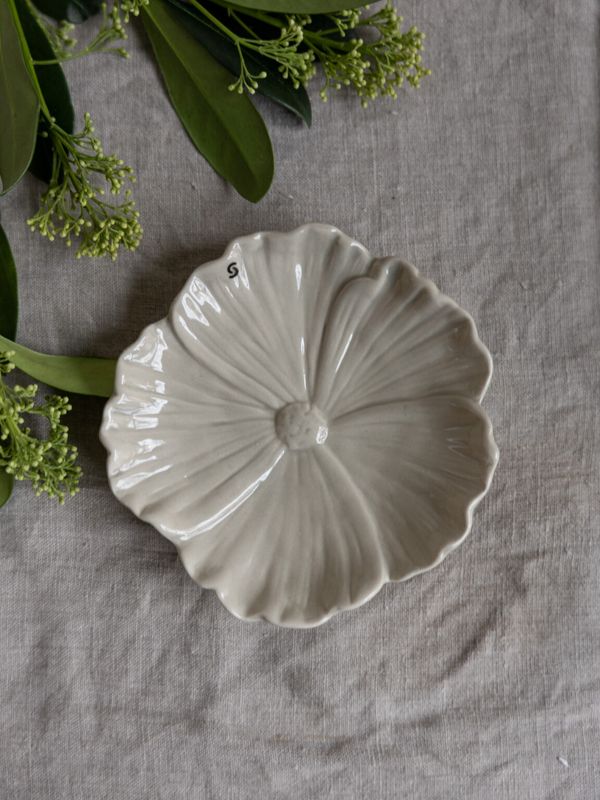 Blomster Fat Beige 13cm