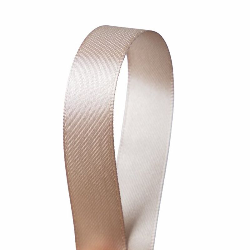 Silkebånd 5 m Silky beige