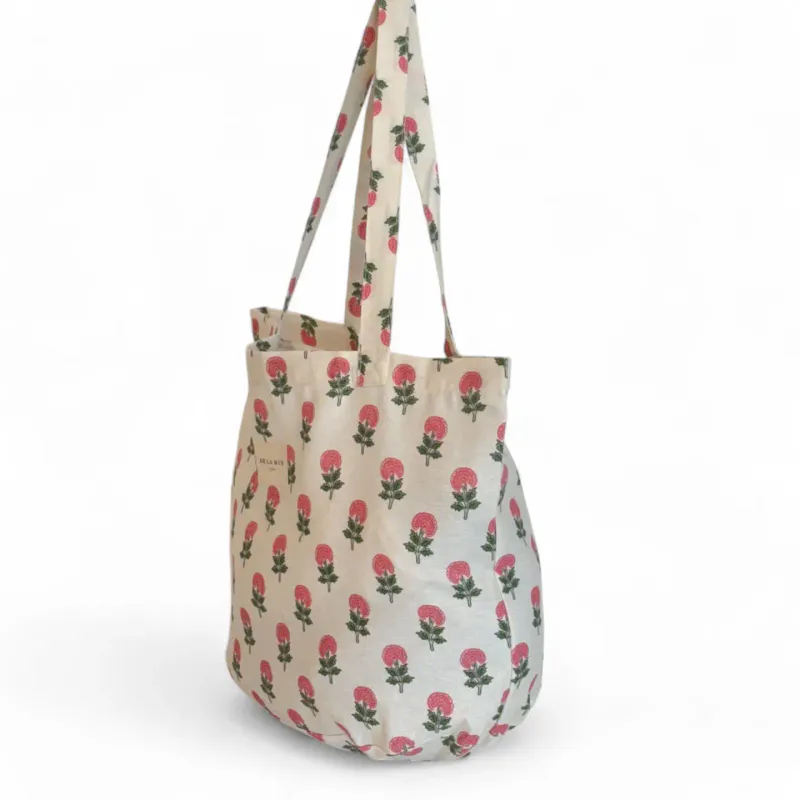 De la Mur Tote bag Pink flowers