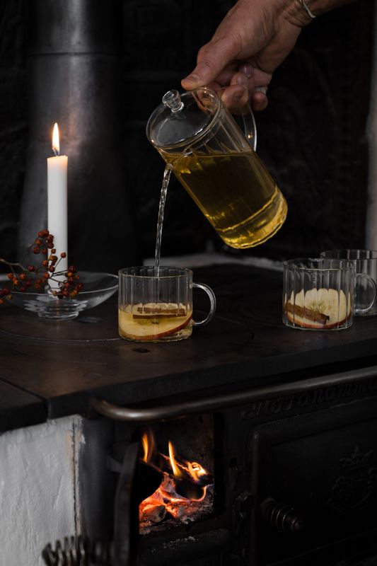 Ernst glasskanne for varme drikker